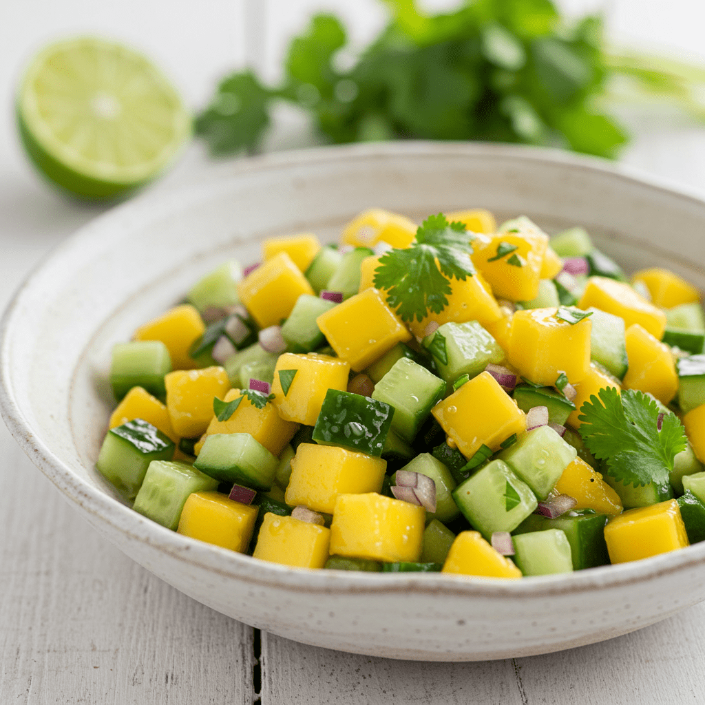 This Refreshing Mango Cucumber Salad Is Your New Summer Favorite 1 This Refreshing Mango Cucumber Salad Is Your New Summer Favorite