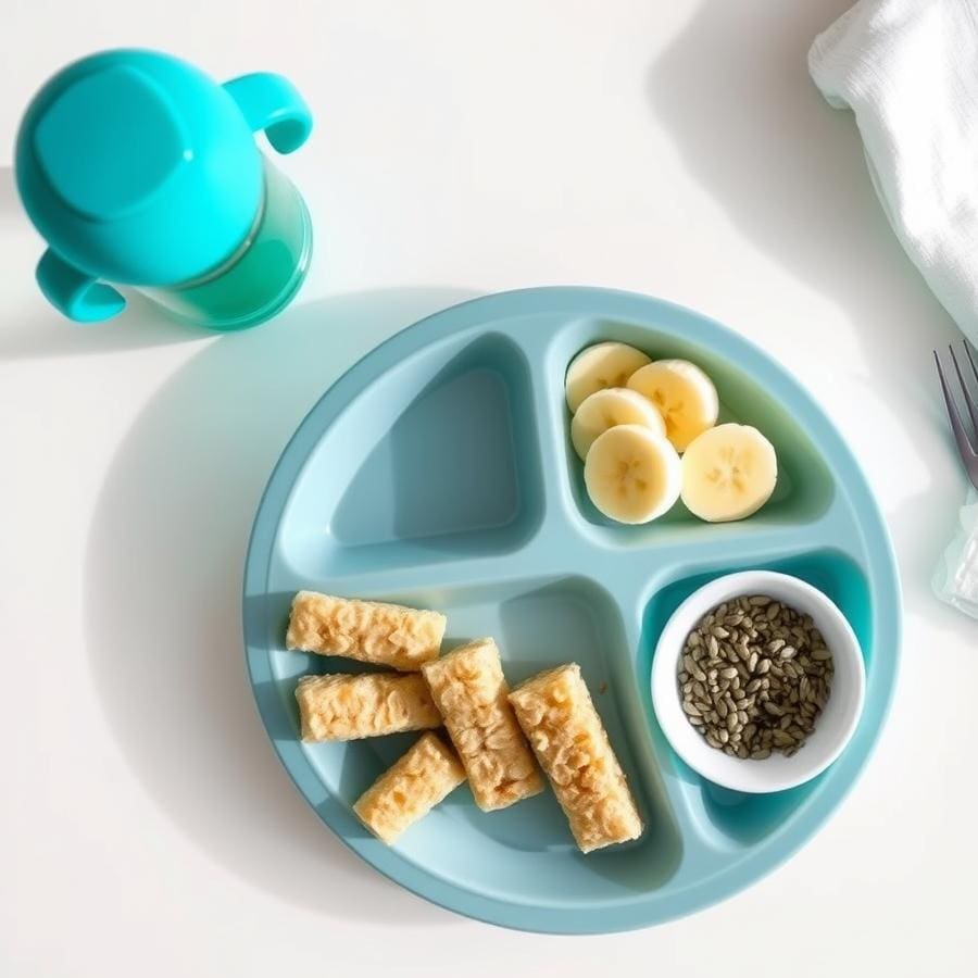 Easy 5-Minute Banana Hemp Oatmeal Fingers for Baby Led Weaning