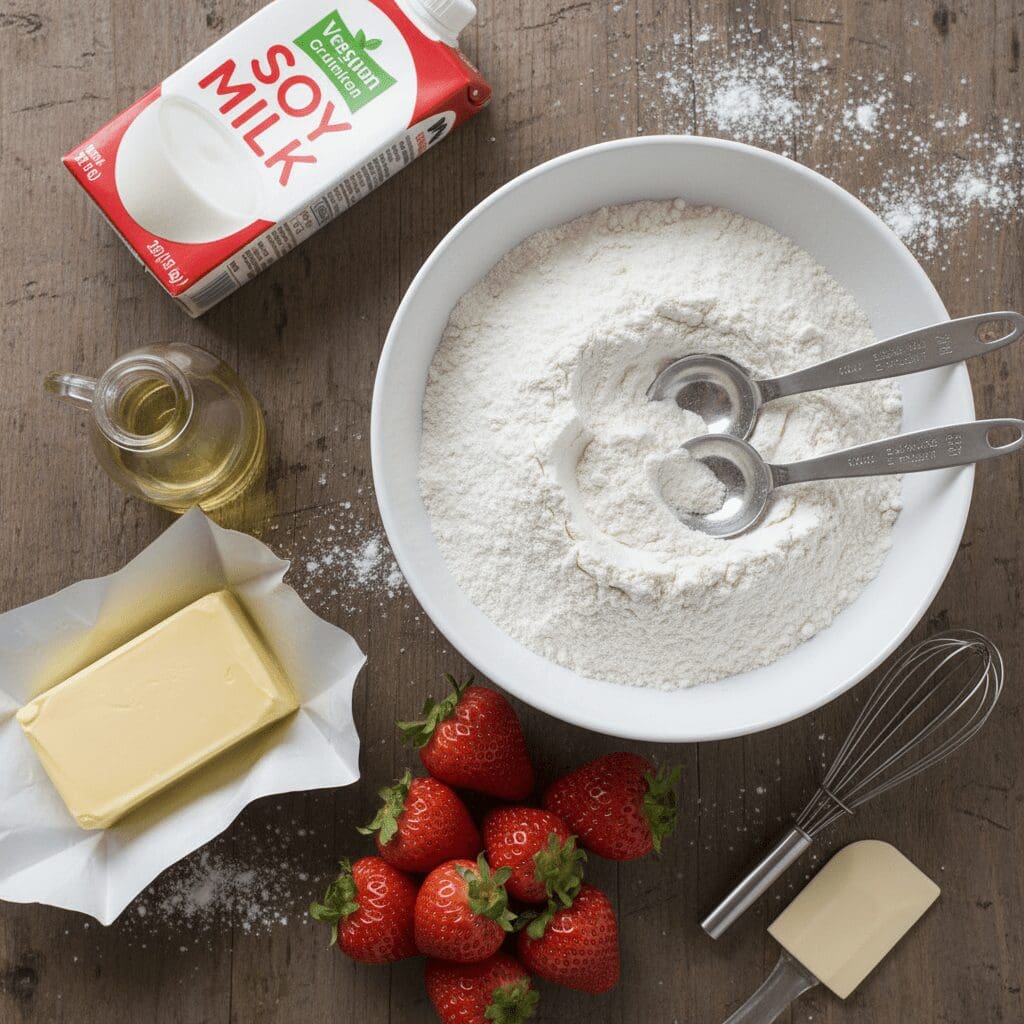 How to Make the Best Moist Vegan Strawberry Cake That Bursts with Flavor